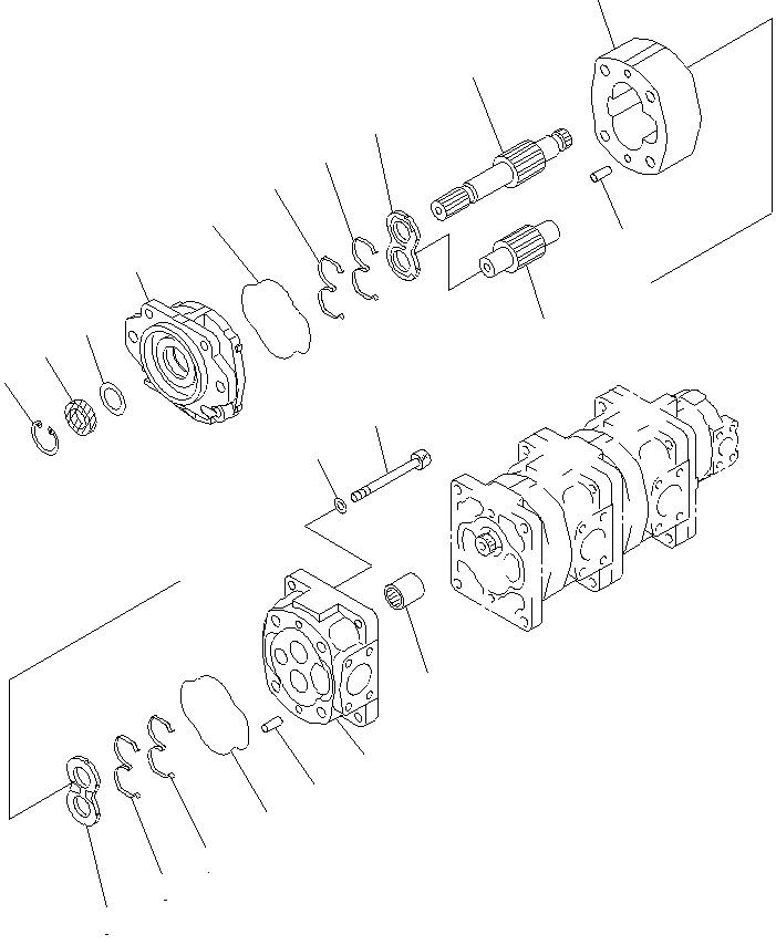 705-55-34160 Hydraulic Gear Pump