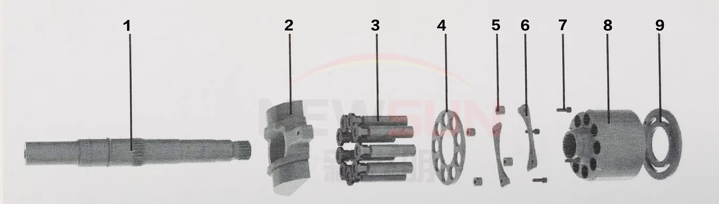 PV016 Hydraulic Parts